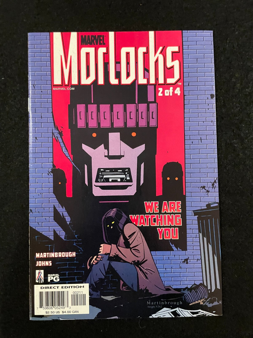 Morlocks Complete Set of 4 #1-4 (2002) Marvel Comics
