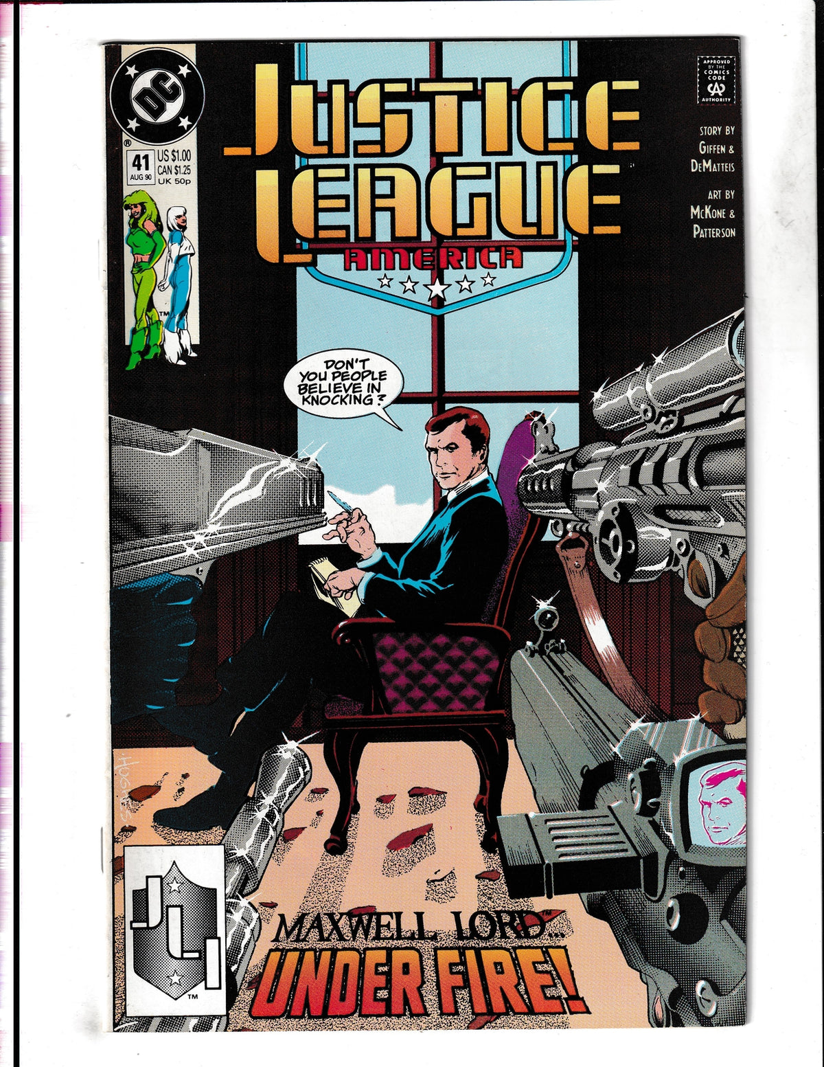 Justice League America #41 (1990) DC Comics