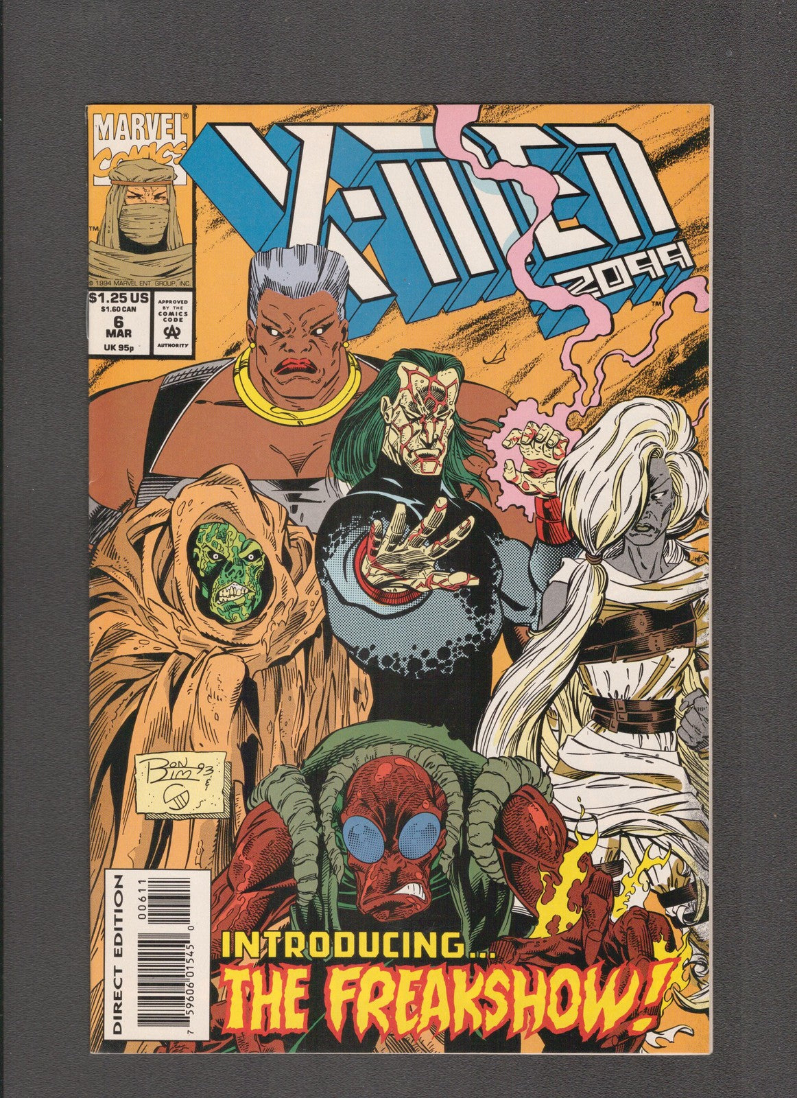 X-Men 2099 #6 (1994) Ron Lim Marvel Comics