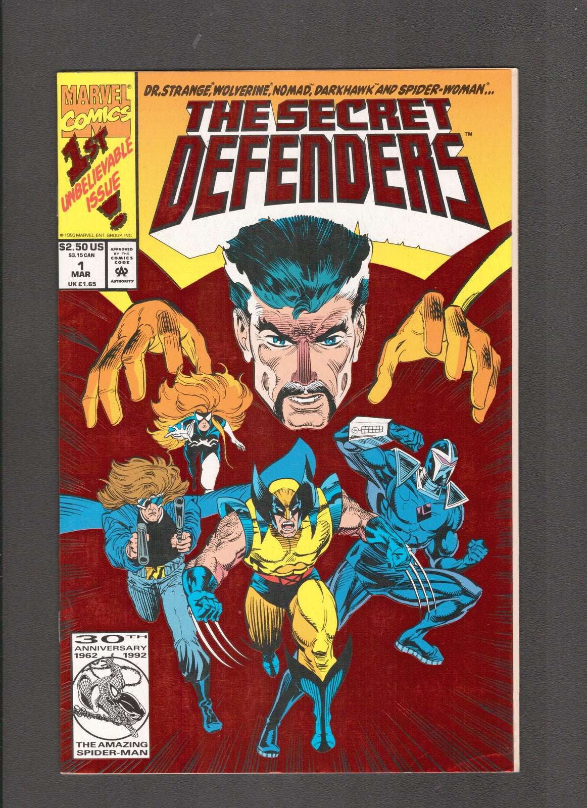 Secret Defenders #1 (1993) Roy Thomas - Red Foil Marvel Comics