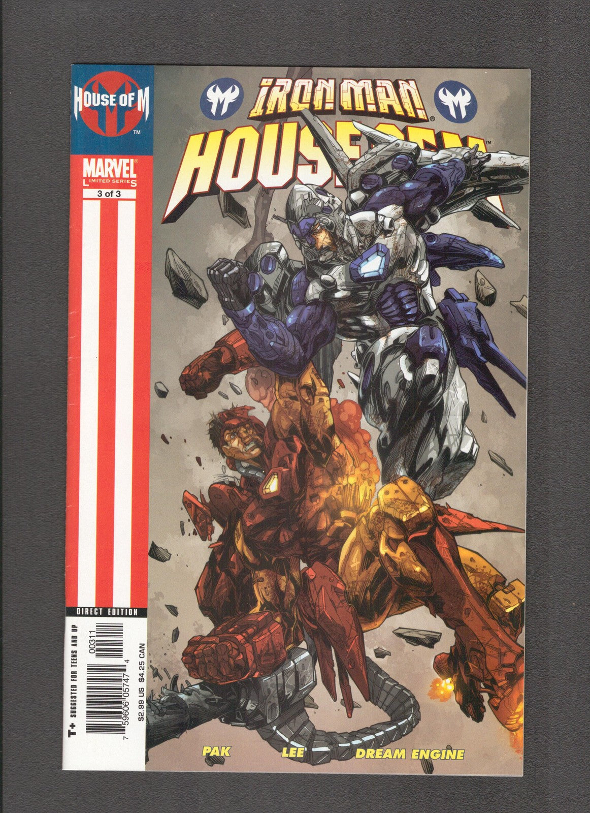 Iron Man: House of M #3 (2005) Pat Lee, Greg Pak Marvel Comics