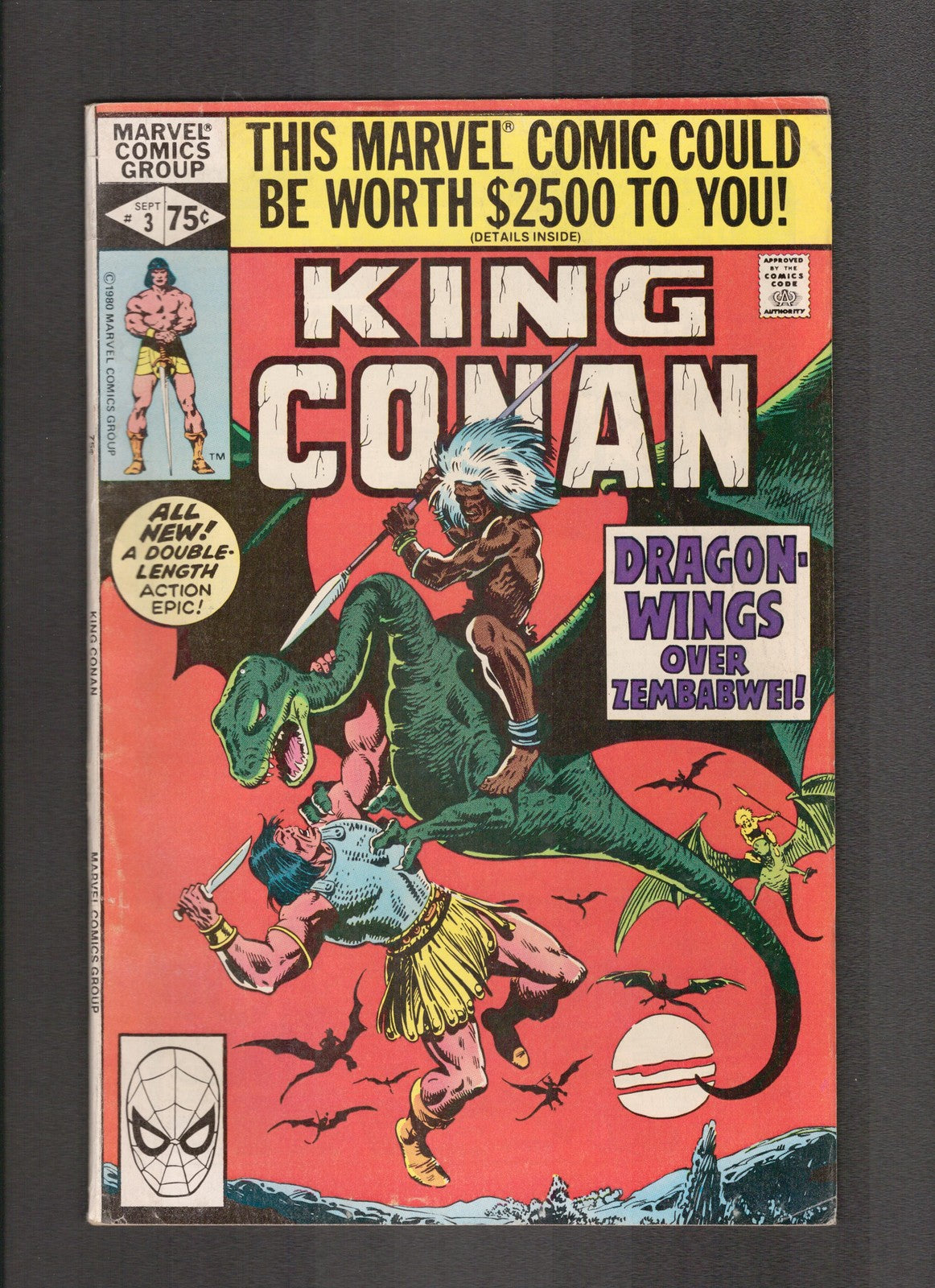 King Conan #3 (1980) Buscema, Rosen, Thomas Marvel Comics