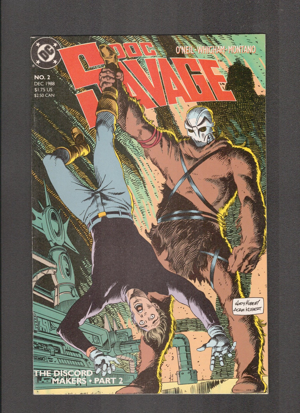 Doc Savage #2 (1988) Andy and Adam Kubert DC Comics