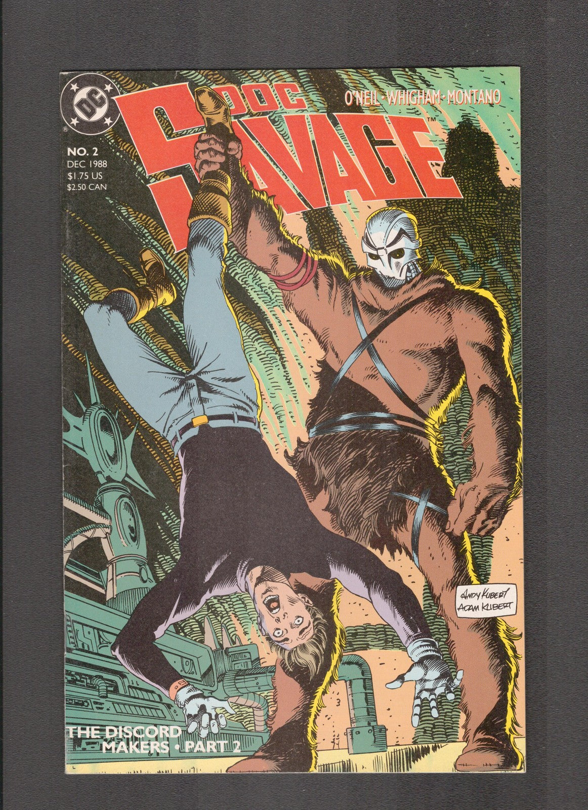 Doc Savage #2 (1988) Andy and Adam Kubert DC Comics