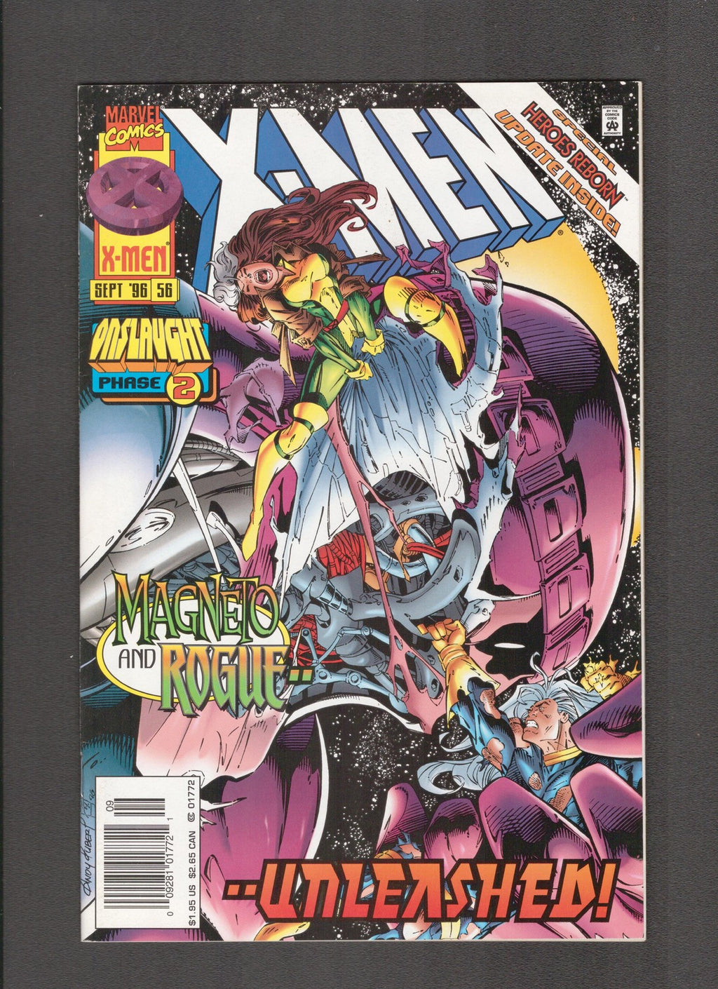 X-Men #56 (1996) Andy Kubert, Richard Starkings Marvel Comics