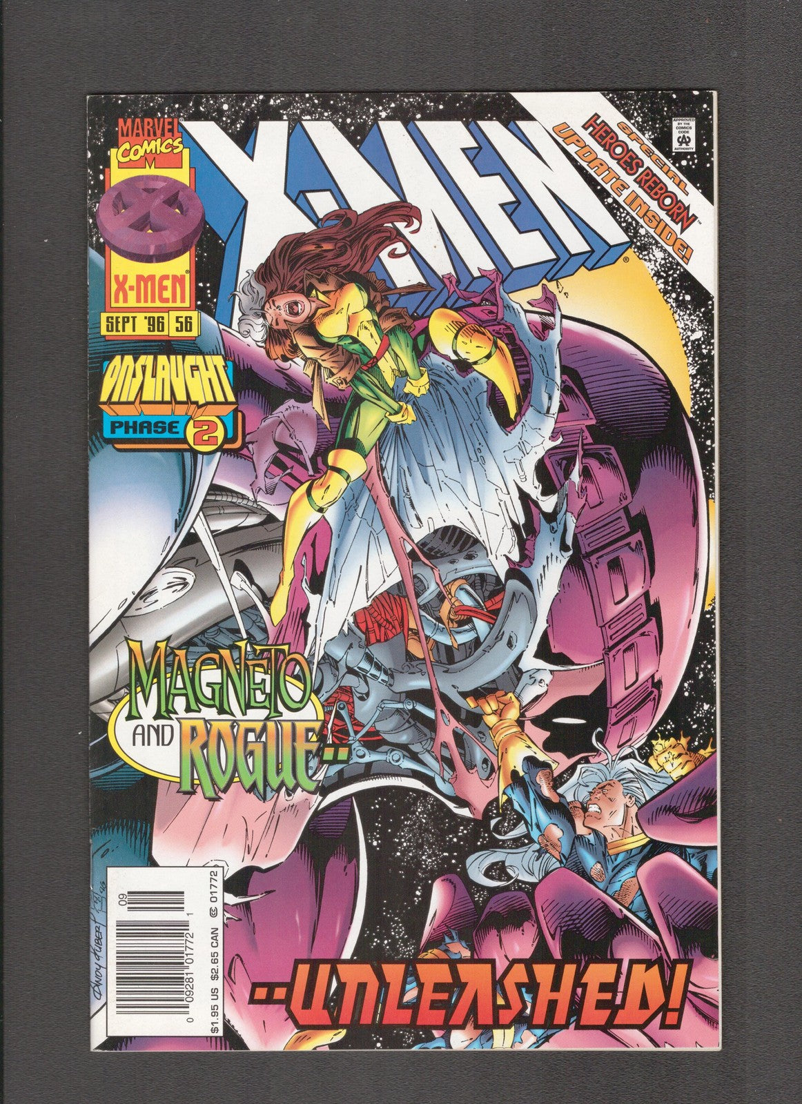 X-Men #56 (1996) Andy Kubert, Richard Starkings Marvel Comics