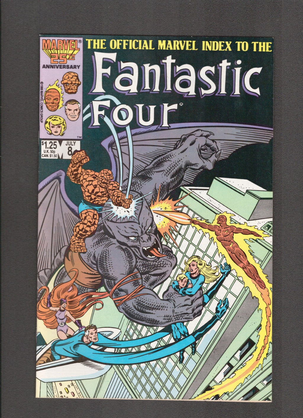 Official Marvel Index to the Fantastic Four #8 (1986) Joe Sinnott Marvel Comics
