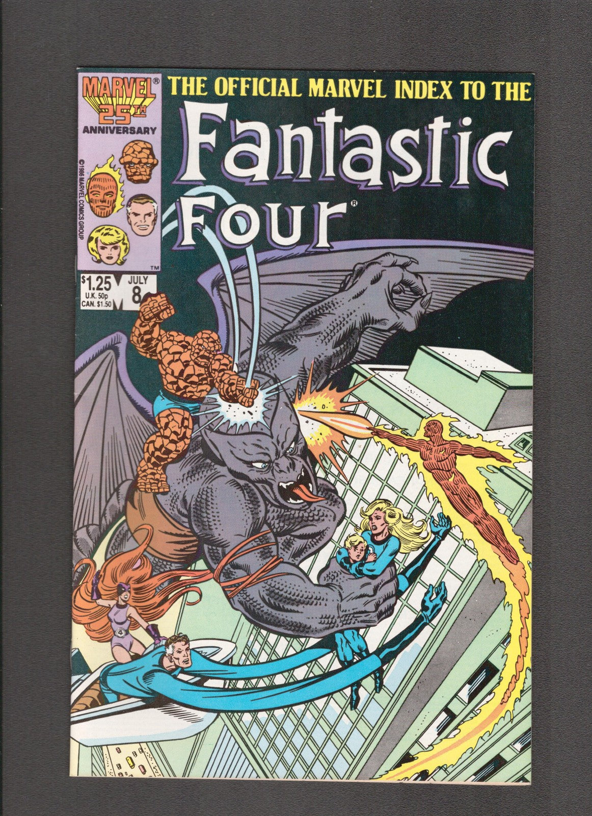 Official Marvel Index to the Fantastic Four #8 (1986) Joe Sinnott Marvel Comics