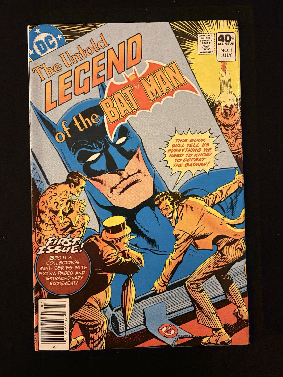 Untold Legend of the Batman - Complete Set of 3 #1-3  (1980) DC Comics
