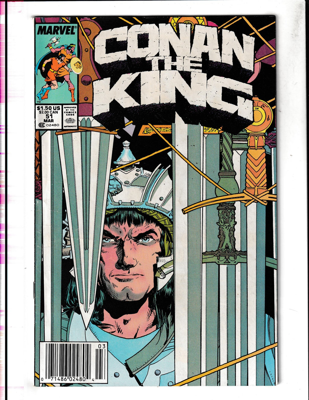 Conan the King #51 (1989) Michael Kaluta Marvel Comics