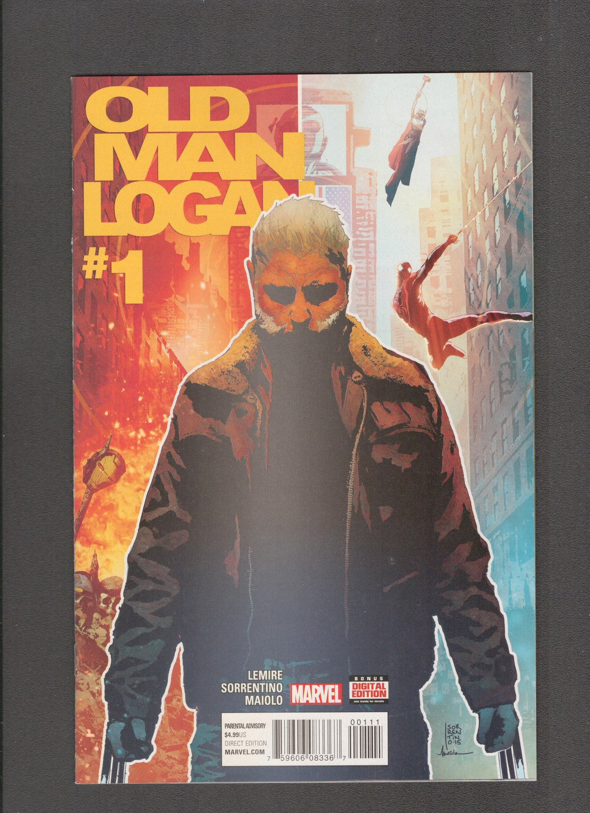 Old Man Logan #1 (2016) Andrea Sorrentino Marvel Comics