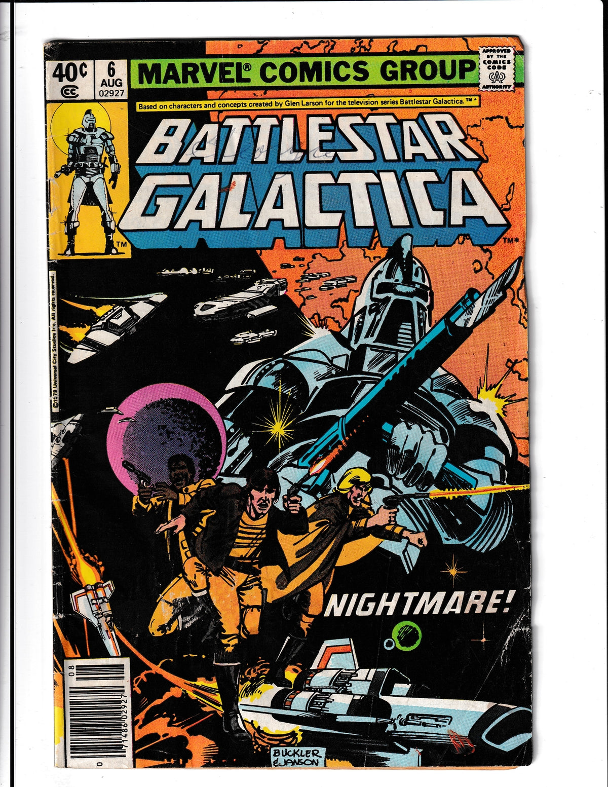 Battlestar Galacctica #6 (1979) Marvel Comics