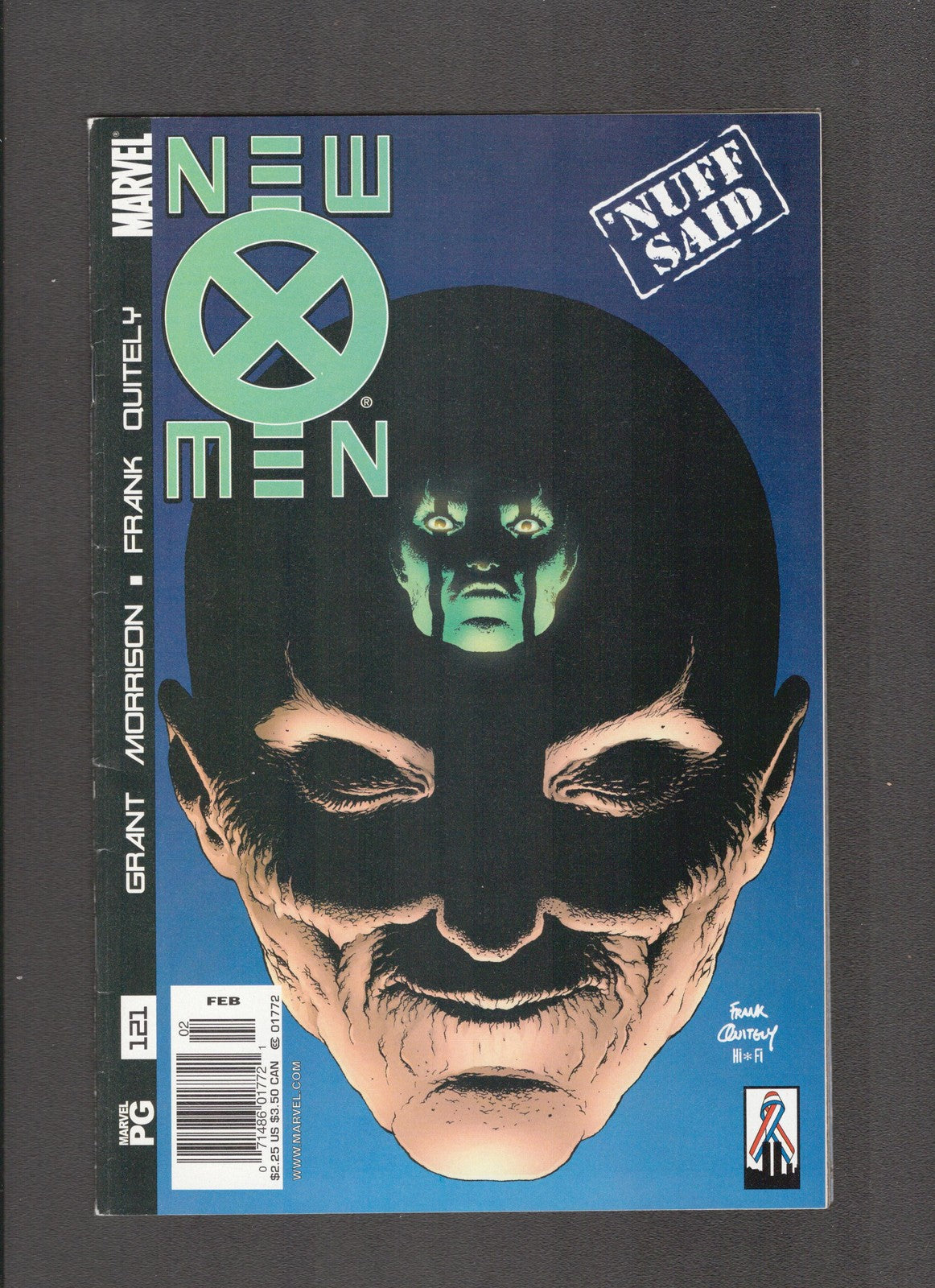 New X-Men #121 (2002) Frank Quietly, Richard Starkings Marvel Comics