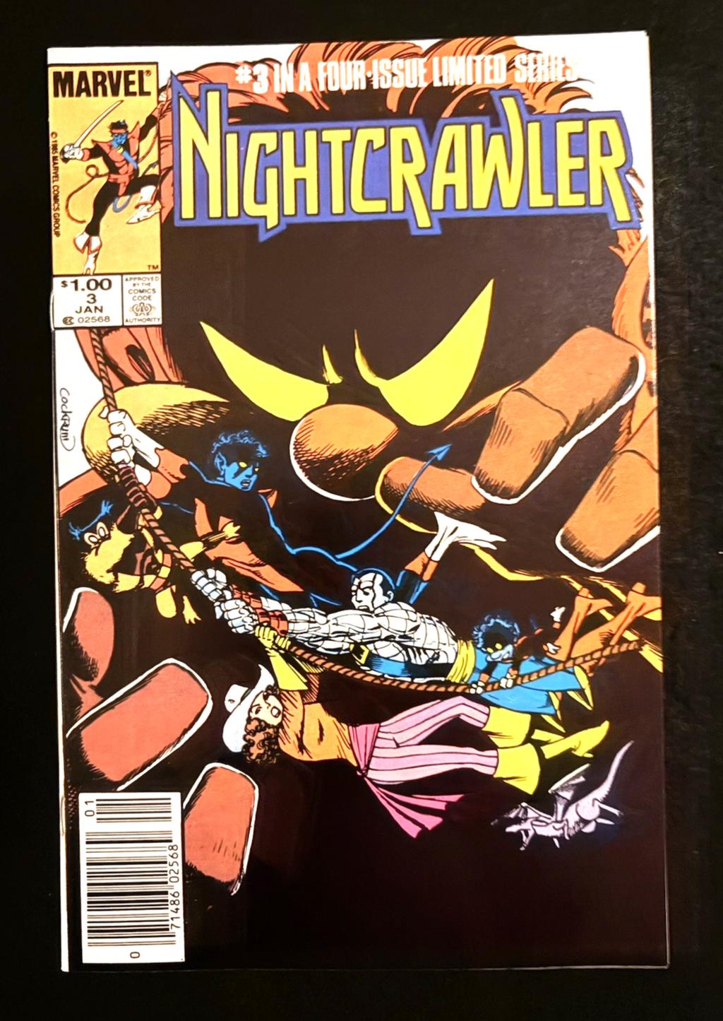 Nightcrawler #1-4 (1985/86) Complete Set Marvel Comics - Dave Cockrum