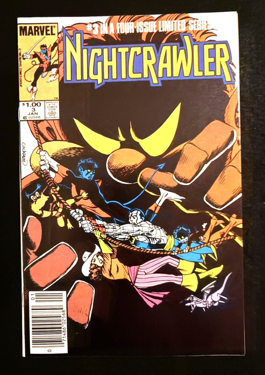 Nightcrawler #1-4 (1985/86) Complete Set Marvel Comics - Dave Cockrum