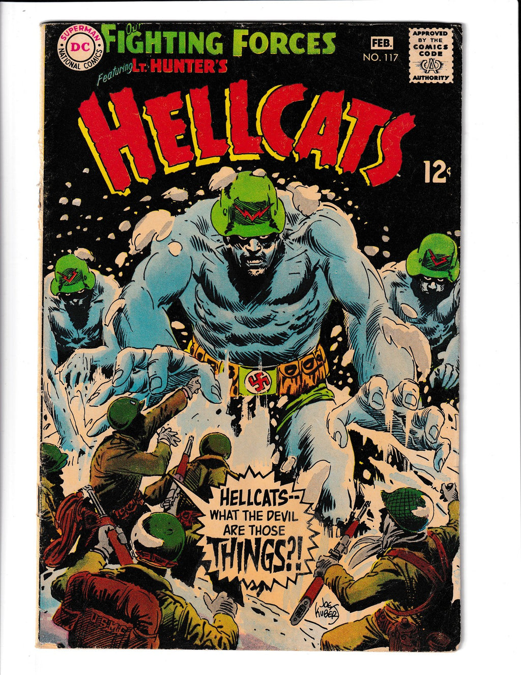 Our Fighting Forces #117 (1969) Hellcats DC Comics