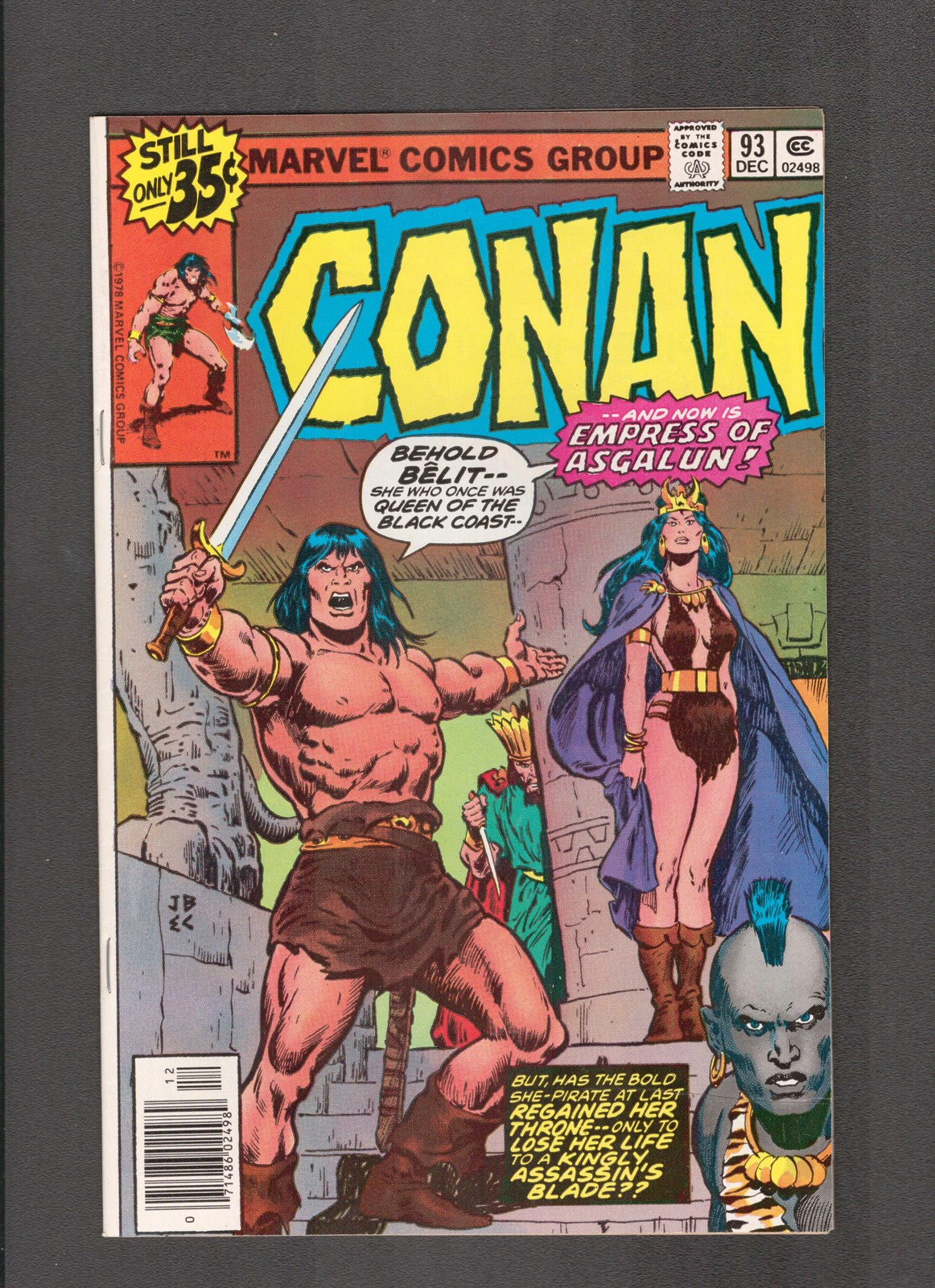 Conan the Barbarian #93 (1978) Buscema, Chan, Thomas Marvel Comics