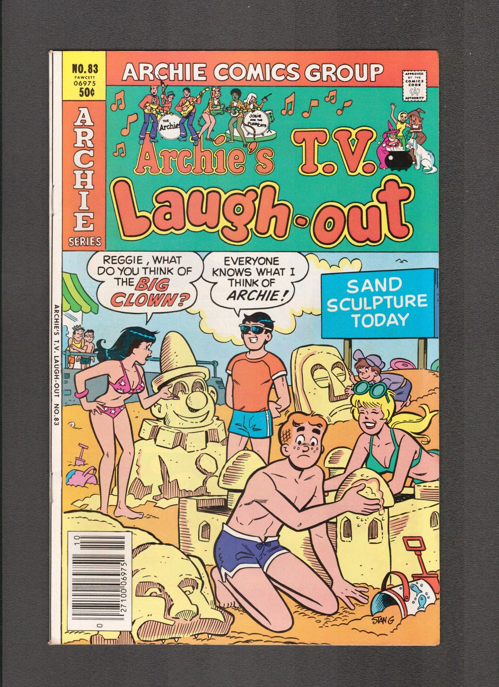 Archie's TV Laugh-Out #83 (1981) Sand Sculpture Archie Comics