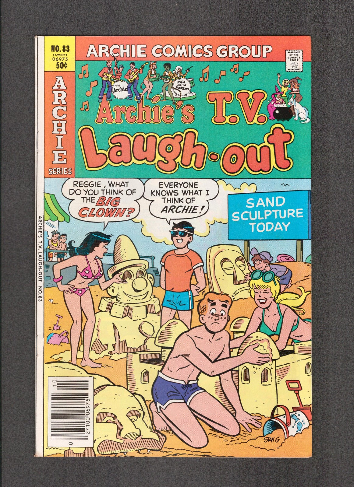 Archie's TV Laugh-Out #83 (1981) Sand Sculpture Archie Comics