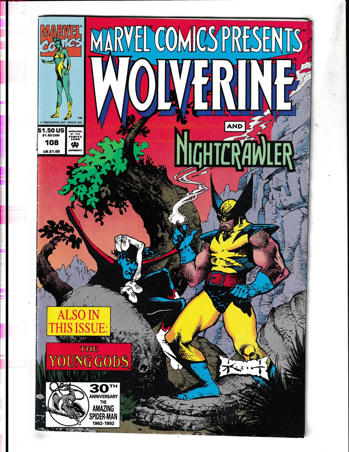 Marvel Comics Presents #108 (1992) Ghost Rider & Werewolf Marvel Comics