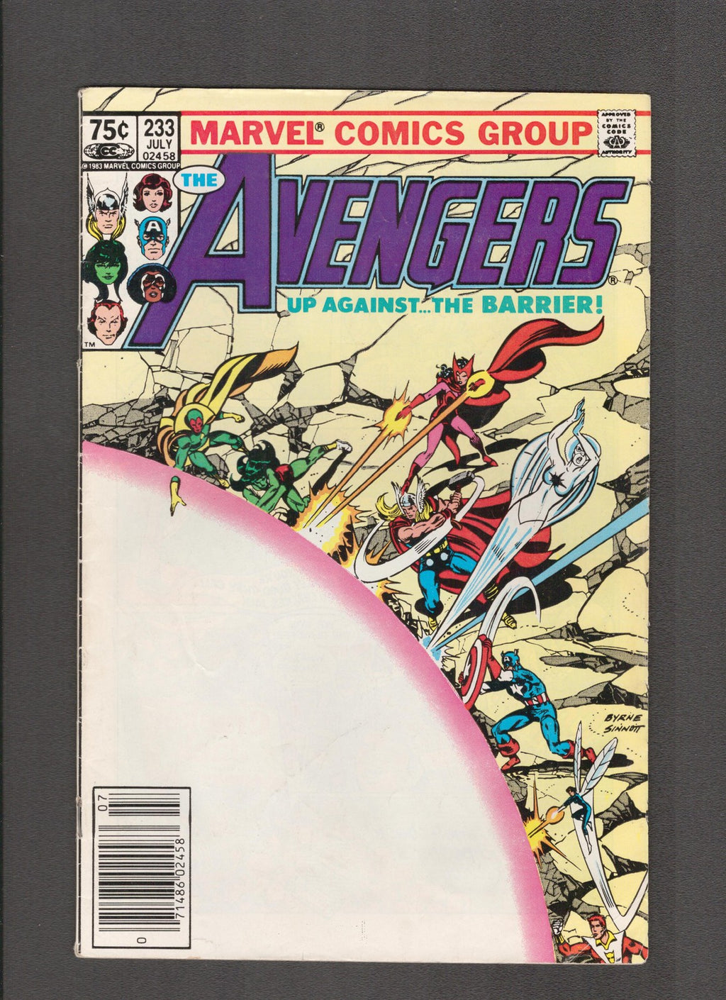 Avengers #233 (1983) John Byrne, Joe Sinnott Marvel Comics