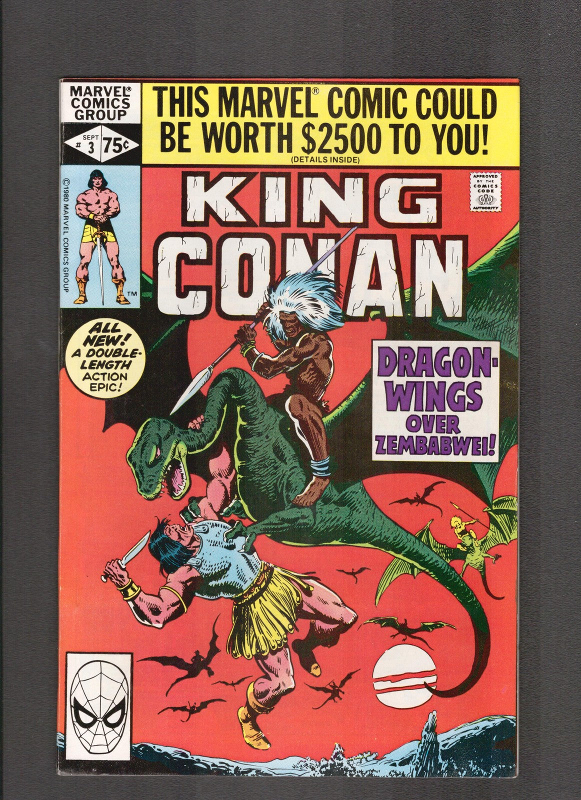 King Conan #3 (1980) John Buscema, Roy Thomas Marvel Comics