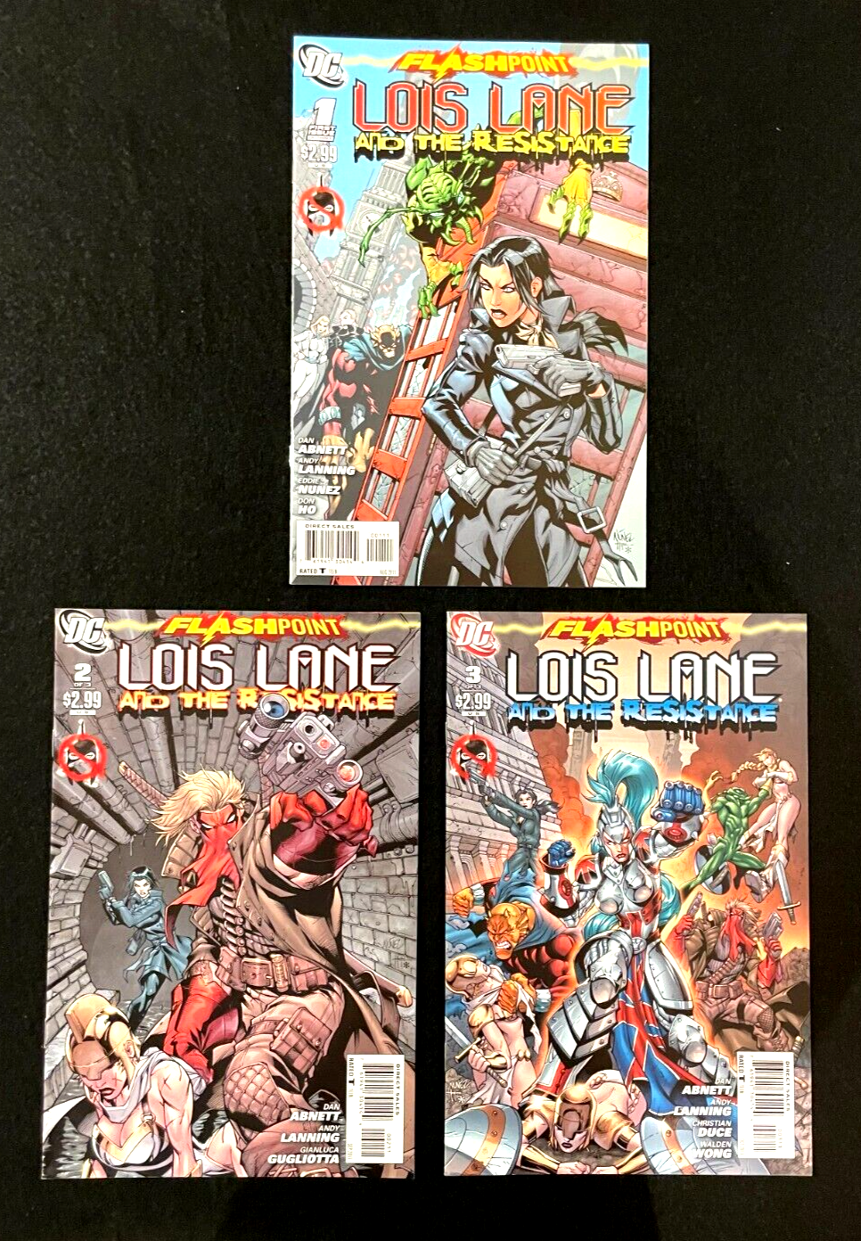 Flashpoint: Lois Lane and the Resistance #1-3 Complete Set (2011) DC Comics