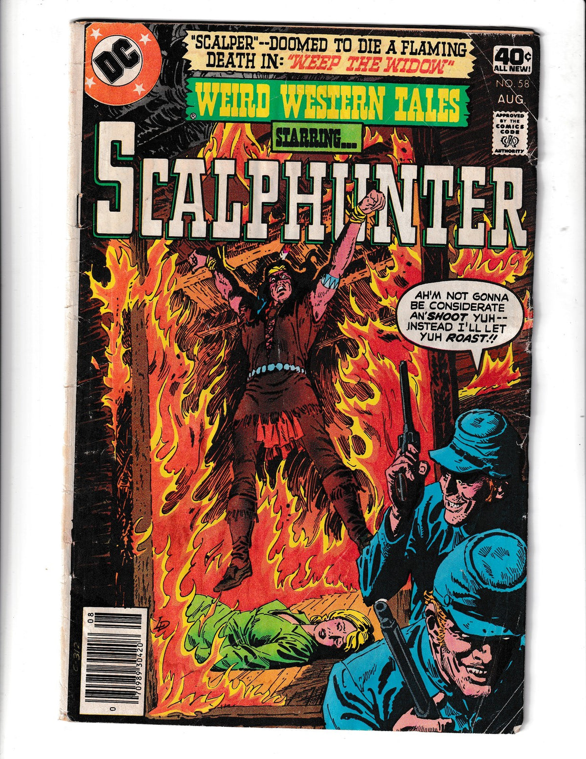 Weird Western Tales #58 (1979) Scalphunter DC Comics