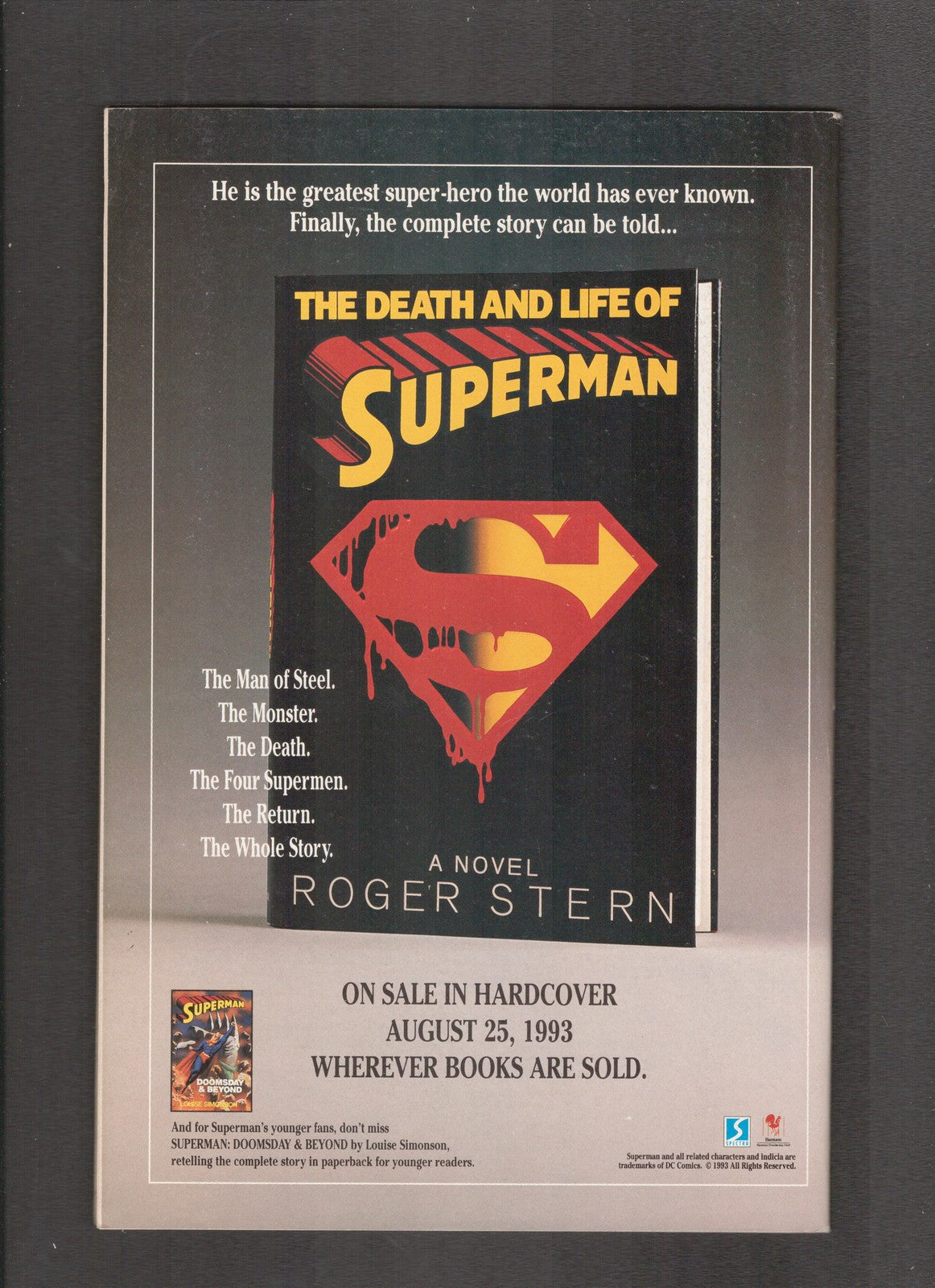 Batman #500 (1993) Poster Included DC Comics