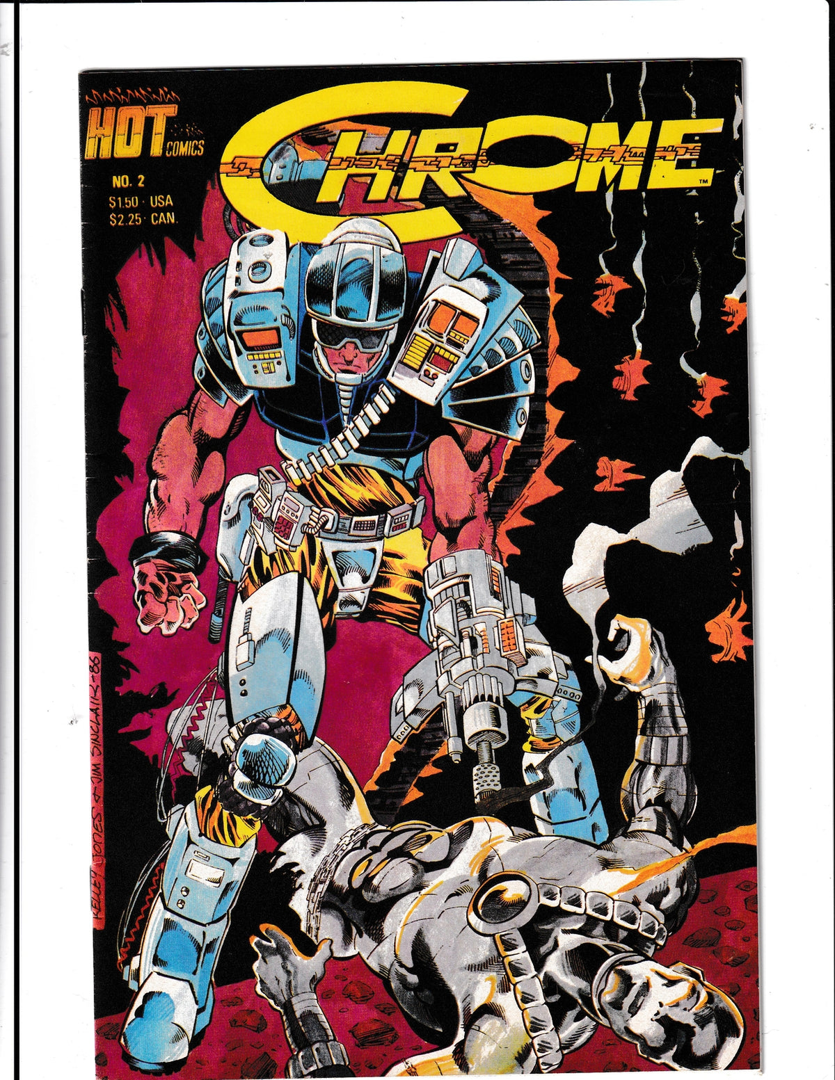 Chrome #2 (1986) Hot Comics