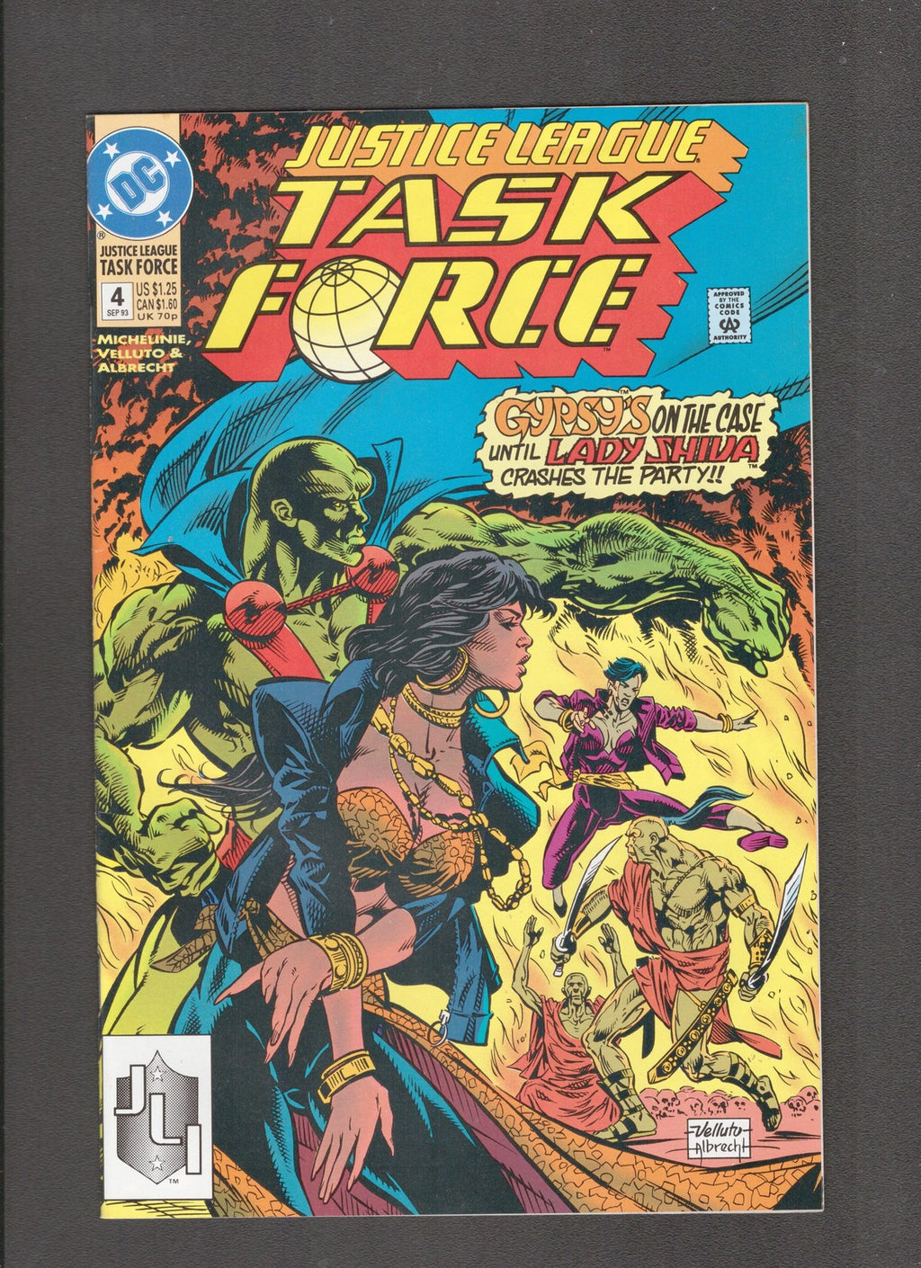 Justice League Task Force #4 (1993) Giordano, Albrecht DC Comics