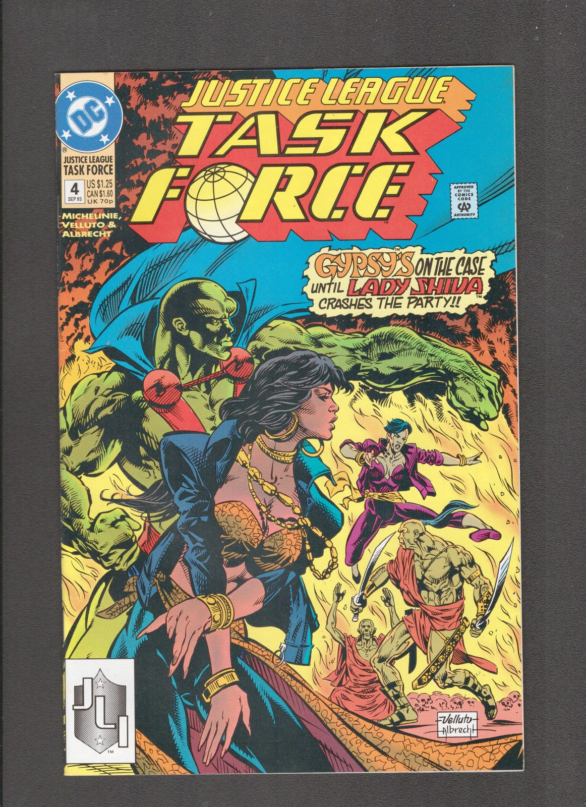 Justice League Task Force #4 (1993) Giordano, Albrecht DC Comics