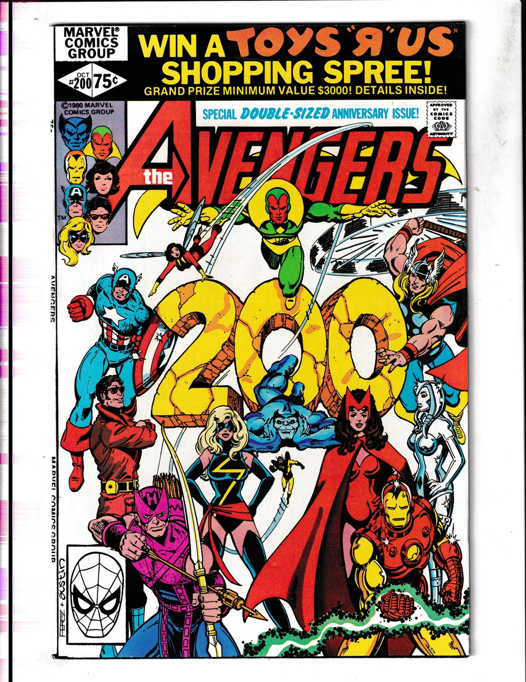 Avengers #200 (1980) Double-Sized Issue Marvel Comics