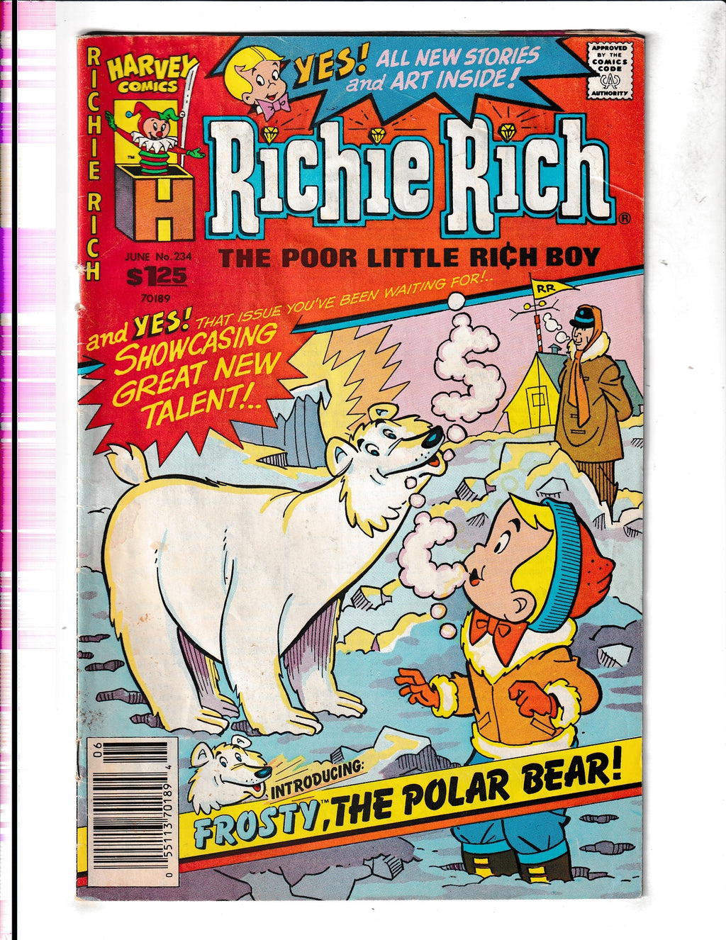 Richie Rich #234 (1988) Harvey Comics