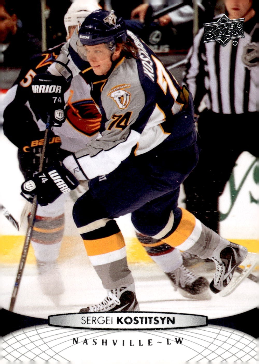 2011-12 Upper Deck #95 Sergei Kostitsyn Hockey Nashville Predators
