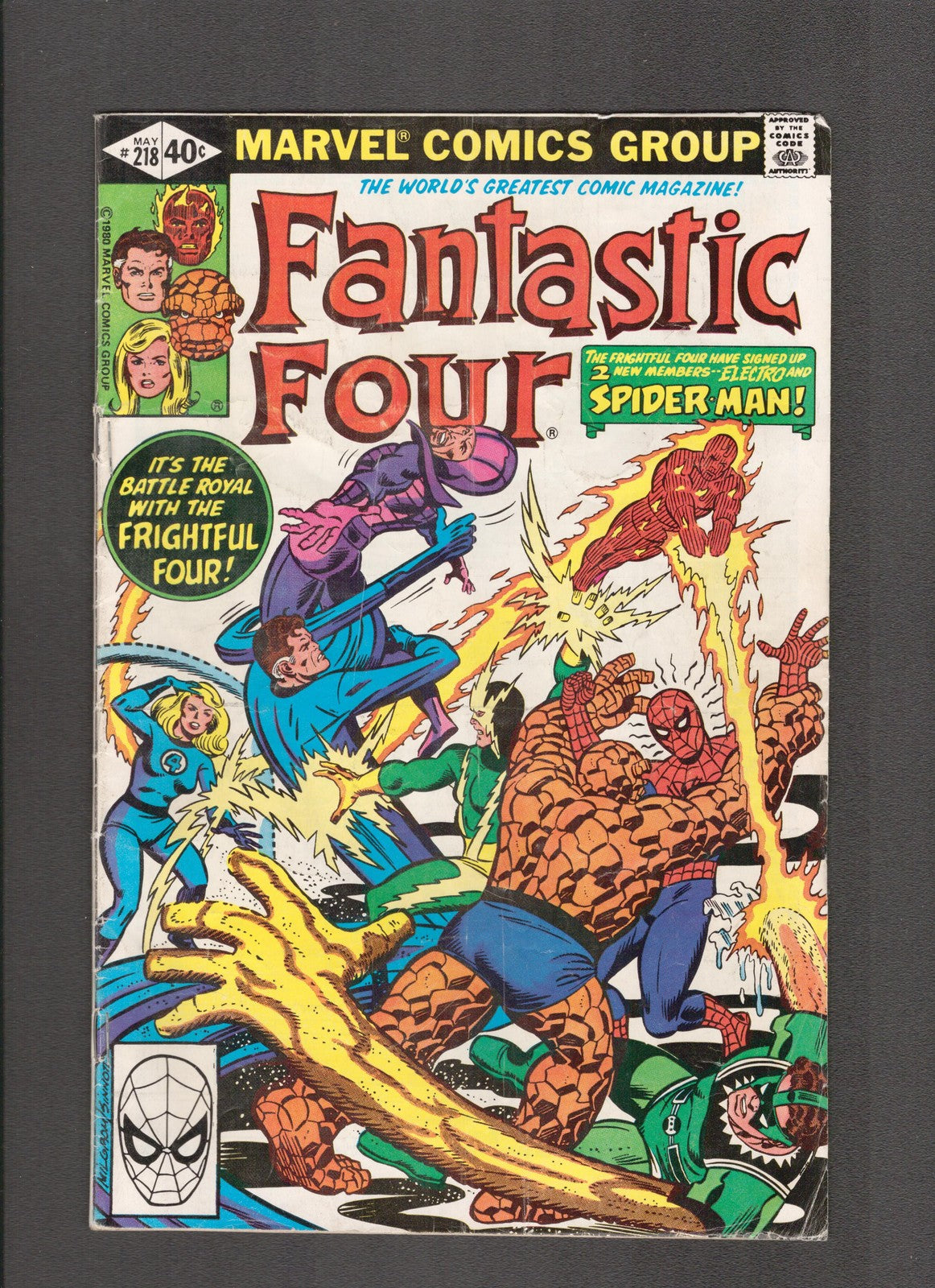 Fantastic Four #218 (1980) Byrne Marvel Comics