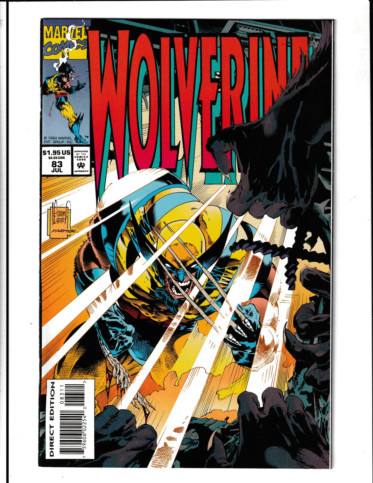 Wolverine #83 (1994) Larry Hama, Nadeau, Kubert Marvel Comics