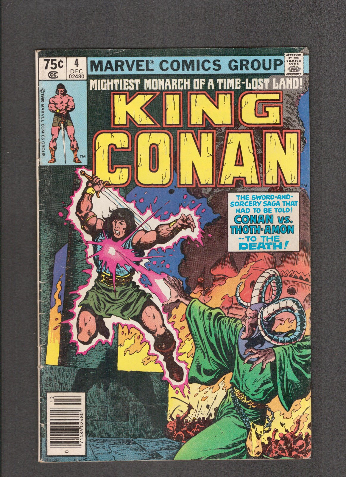 King Conan #4 (1980) George Bell, John Buscema Marvel Comics