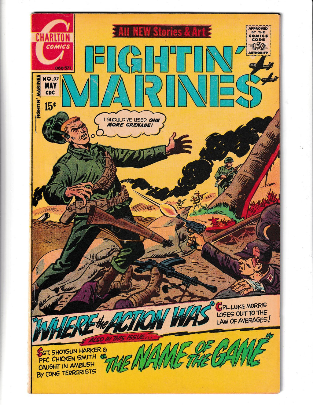 Fightin' Marines #97 (1971) Charlton Comics