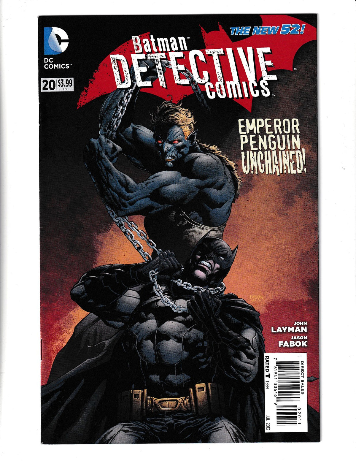 Detective Comics #20 (2013) Jason Fabok Cover DC Comics