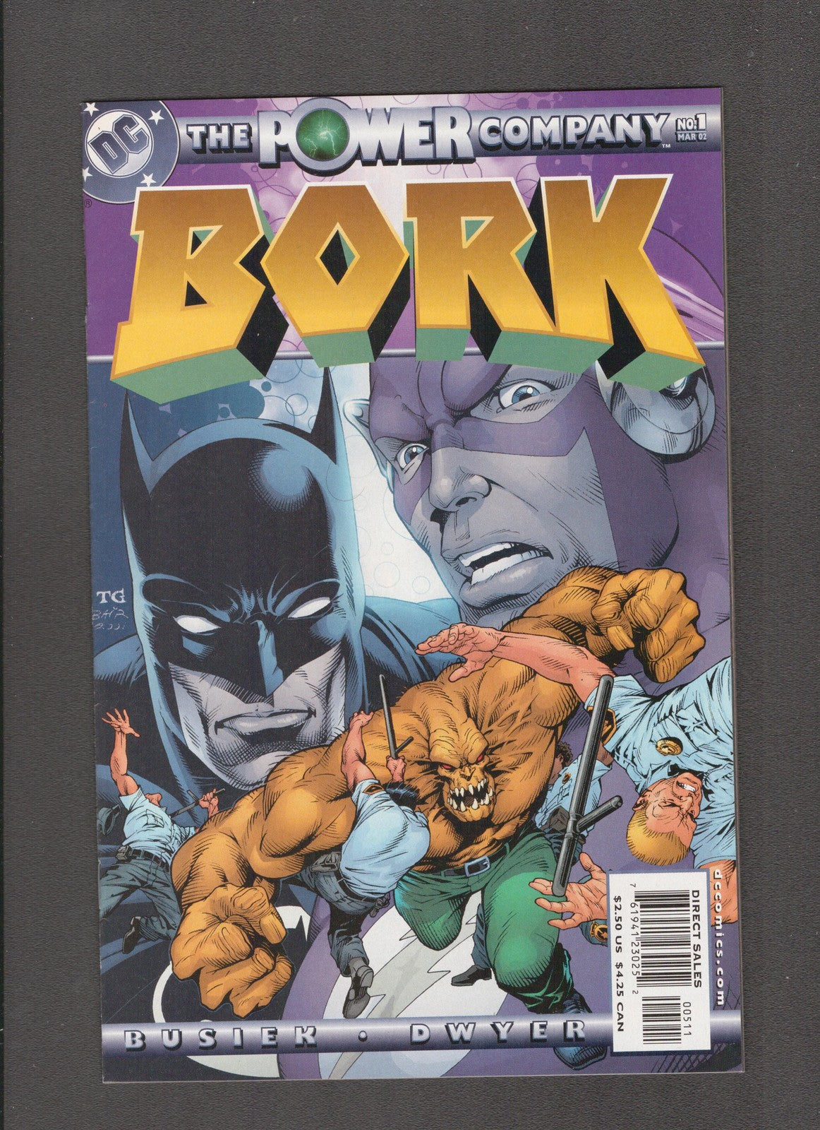 Power Company: Bork #1 (2002) Higher Grade - Kurt Busiek DC Comics
