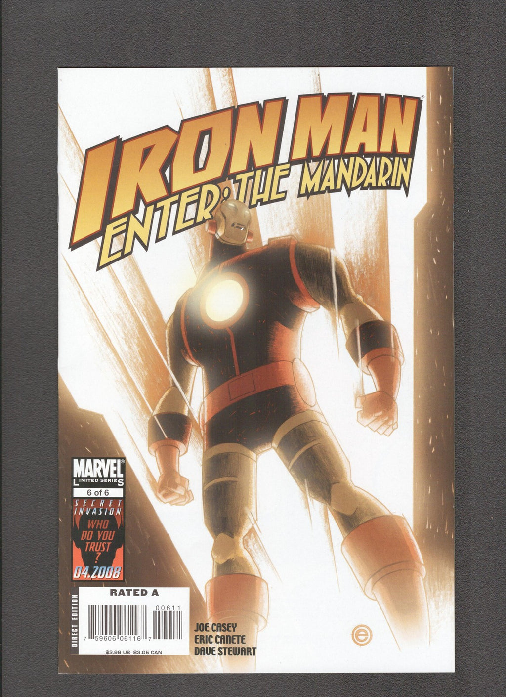 Iron Man: Enter the Mandarin #6 (2008) Canete Stewart Marvel Comics