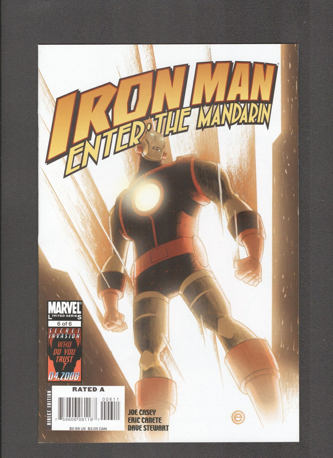 Iron Man: Enter the Mandarin #6 (2008) Canete Stewart Marvel Comics