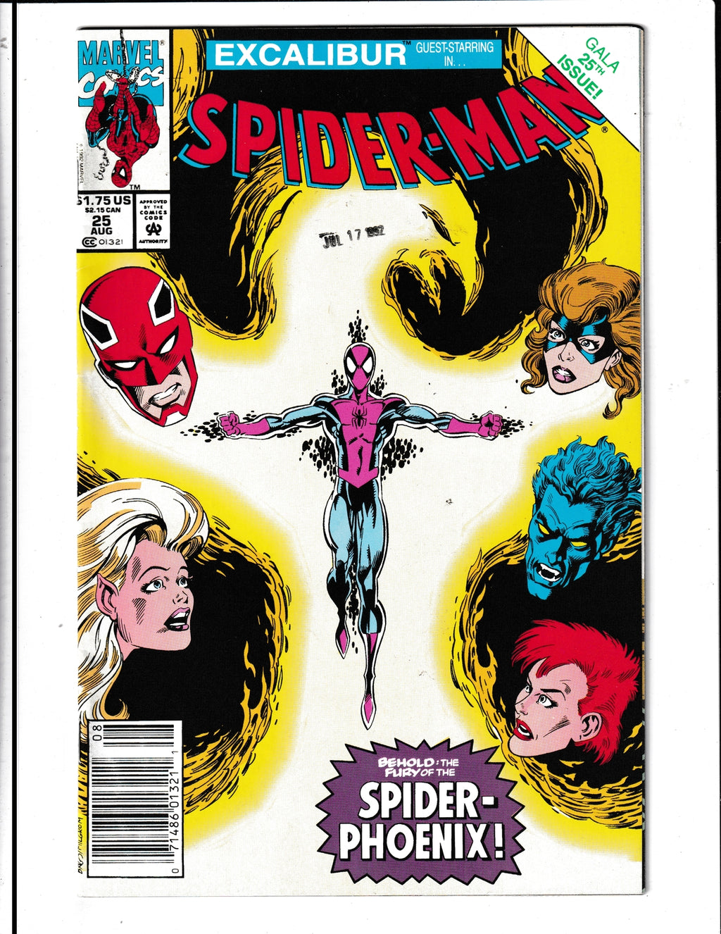 Spider-Man #25 (1992) Spider-Phoenix Marvel Comics