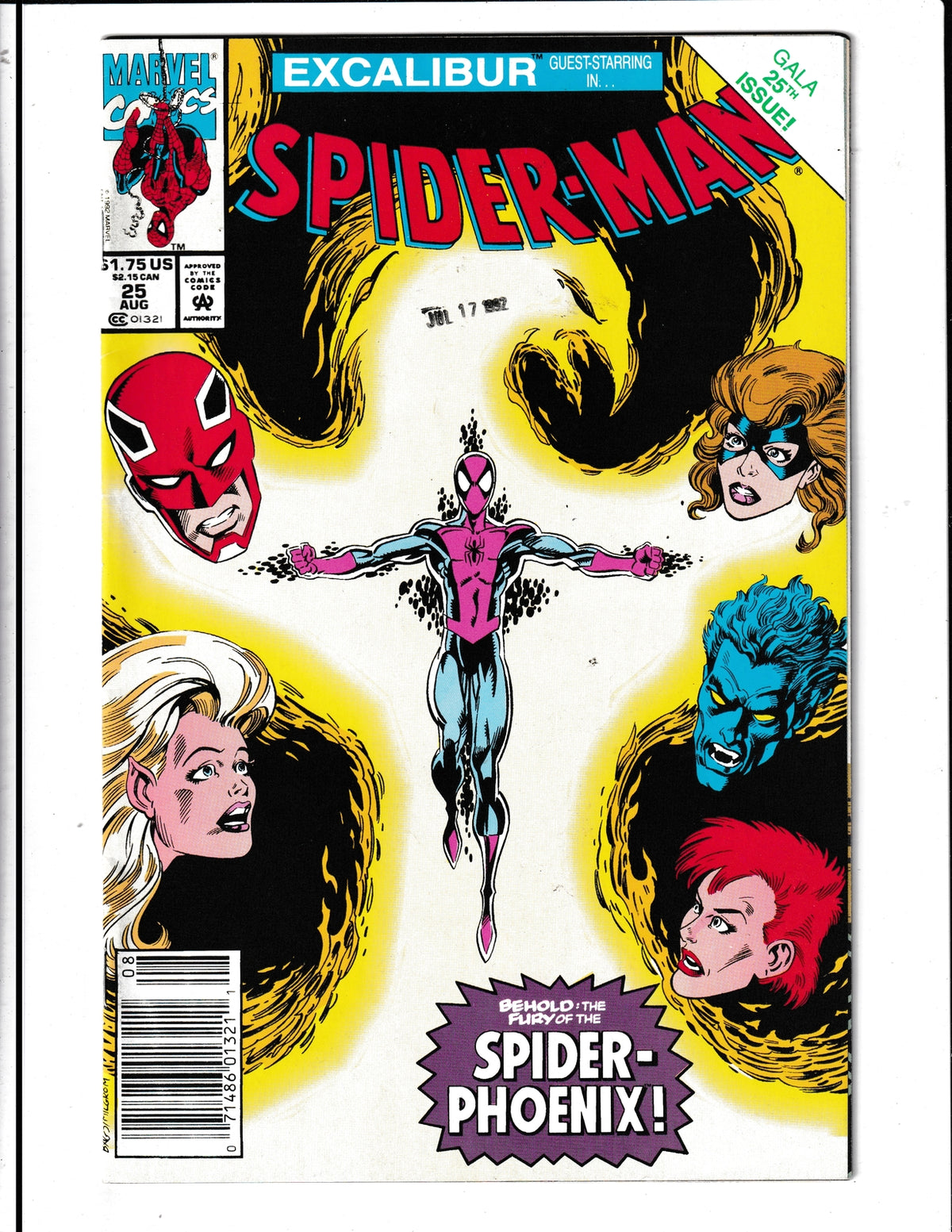 Spider-Man #25 (1992) Spider-Phoenix Marvel Comics