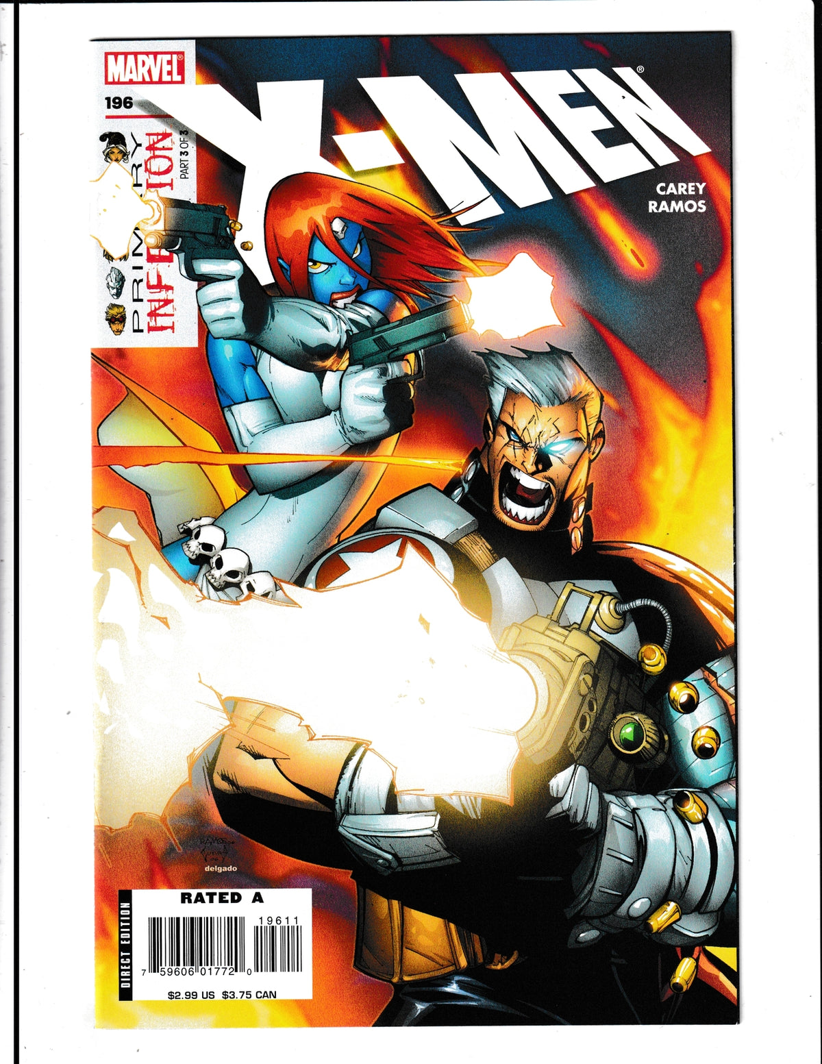 X-Men #196 (2007) Higher Grade Marvel Comics