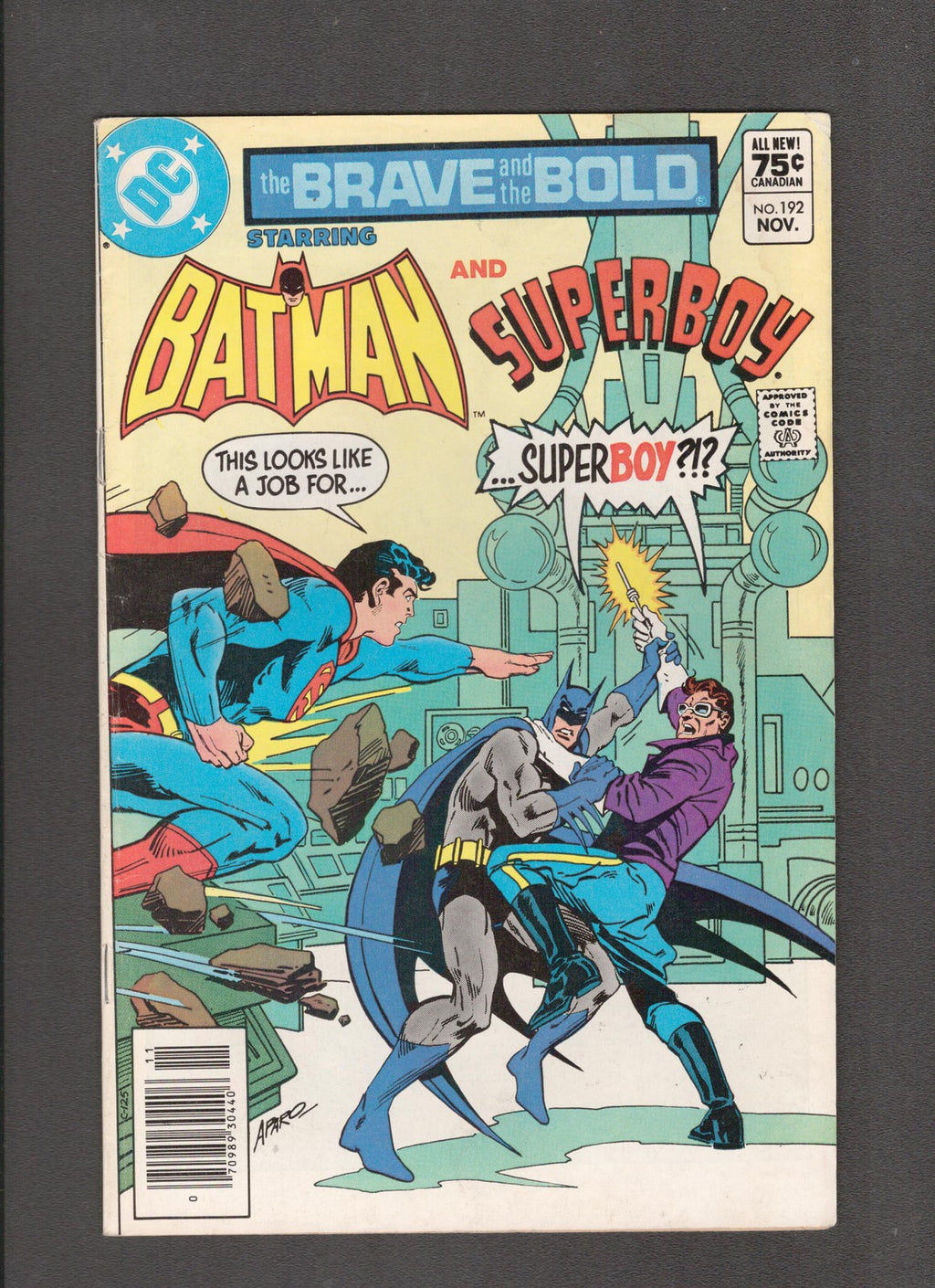 Brave and the Bold #192 (1982) Superboy, Batman DC Comics