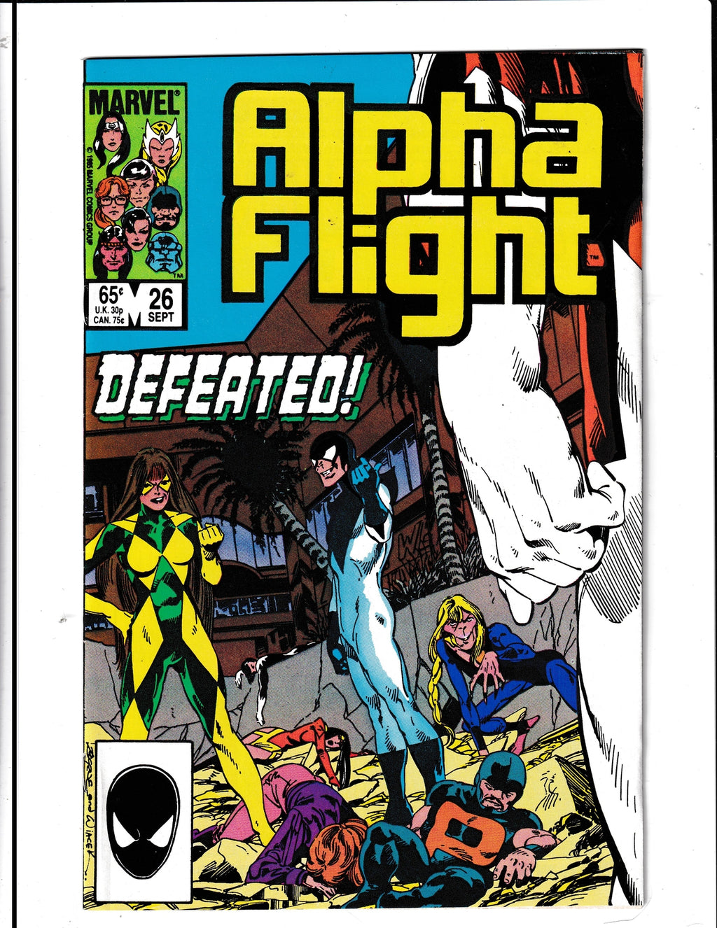 Alpha Flight #26 (1985) Marvel Comics SKU:488