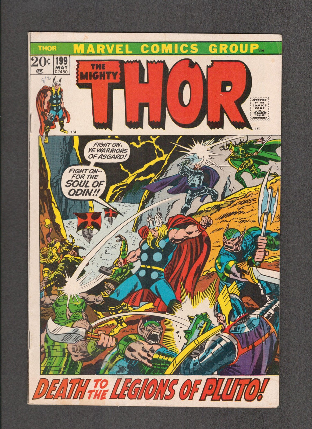 Thor #199 (1972) 1st Ego Prime - Stan Lee, John Buscema Marvel Comics