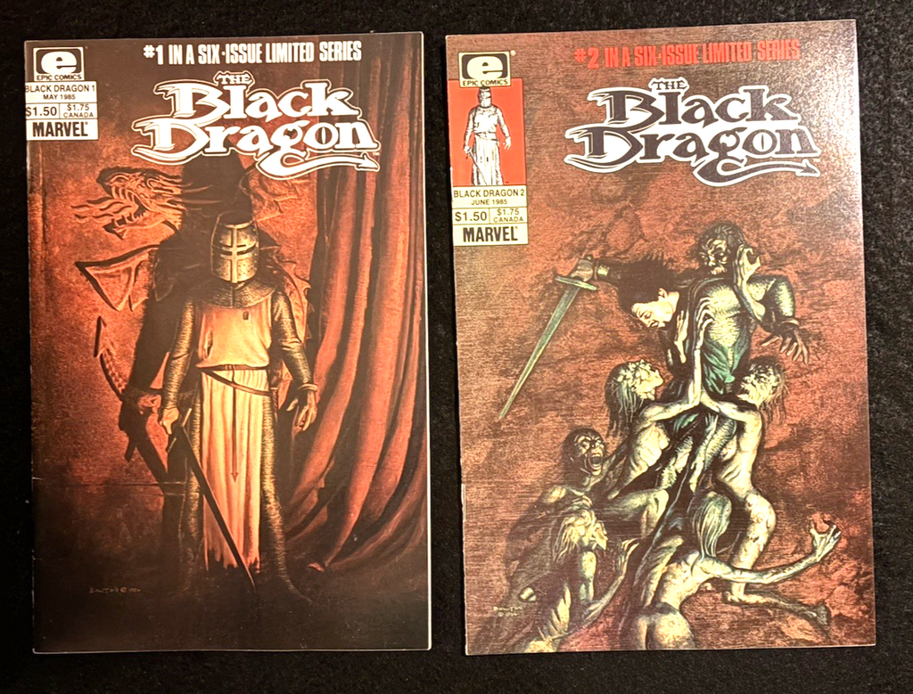 Black Dragon - Complete Set of 6 #1-6 (1985) Epic/Marvel Comics